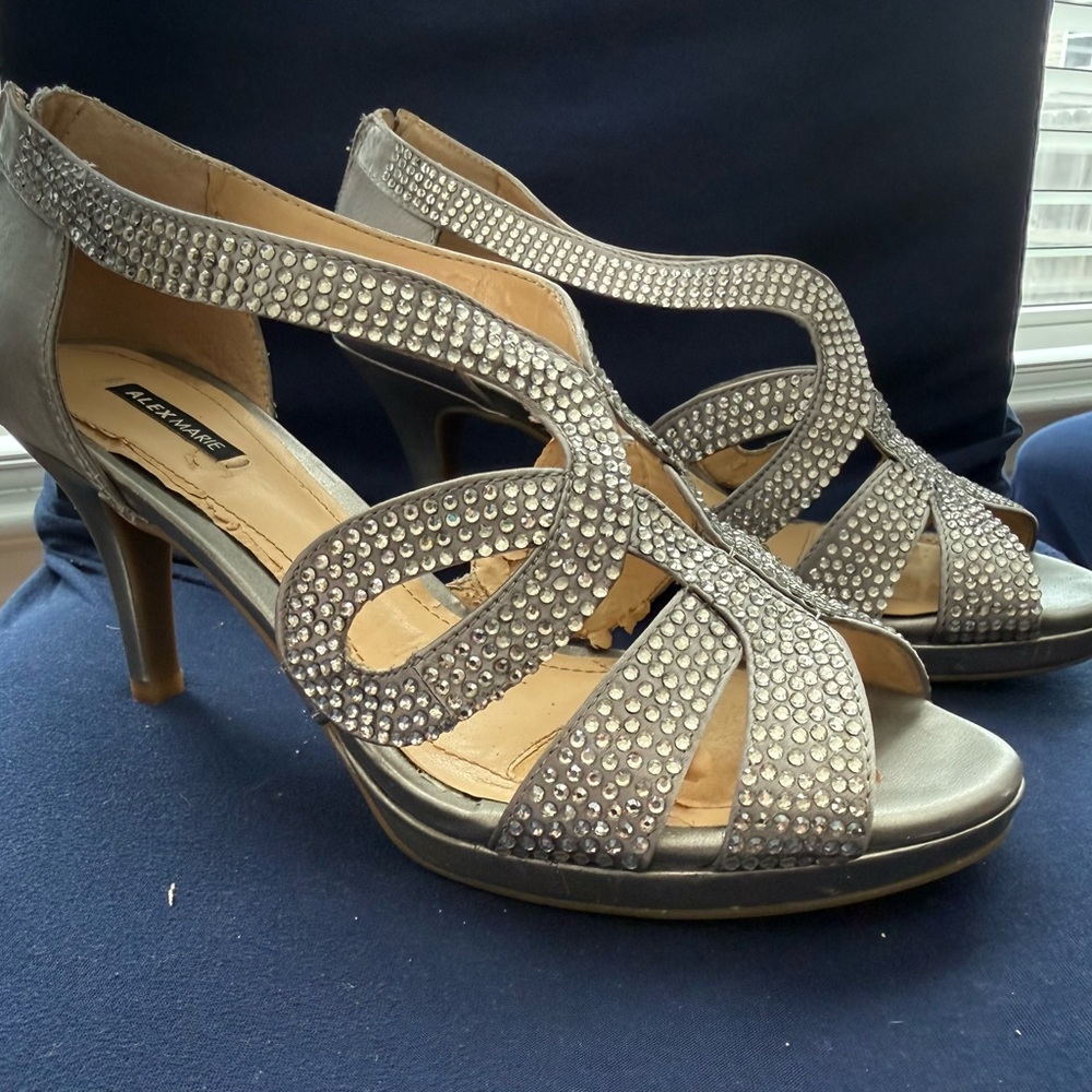 Alex Marie Dayten Ceylon (pewter) Strappy Heels